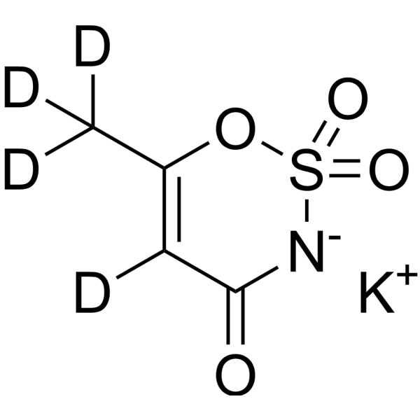 Acesulfame-d4 potassium (acesulfame-d4 potassium) 1623054-53-4